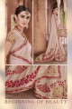 Excellent Beige Art Silk saree
