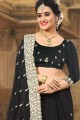 Ravishing Black Georgette saree