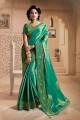 Divine Sea Green Fancy Silk saree