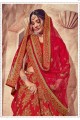 Admirable Red Art Silk Lehenga Choli