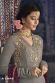 Stunning Grey Georgette Palazzo Suit