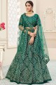 Ravishing Green Net Lehenga Choli