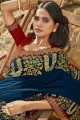 Ravishing Blue Art silk Saree