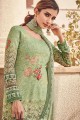 Green Silk and viscose Palazzo Suit