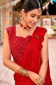 Ravishing Red Silk Wedding Saree
