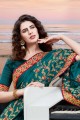 Classy Rama green Silk Saree