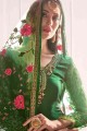 Green Georgette Eid Pakistani Suit