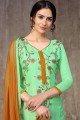 Sea green Cotton Eid Pakistani Suit