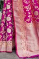 Rani Banarasi raw silk Saree