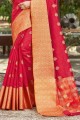 Impressive Red Silk Saree
