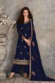 Nevy blue Georgette Eid Pakistani Suit
