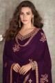 Purple Georgette Eid Pakistani Suit