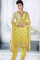 Shaded Yellow Georgette Salwar Kameez