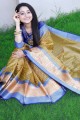 Splendid Golden Silk Saree
