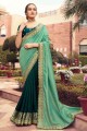 designer Green Silk  Saree
