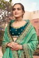 designer Green Silk  Saree