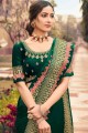 Green Silk  Indian Saree
