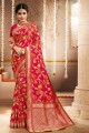 Magnificent Weaving Saree in Red