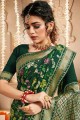 Splendid Green Silk Saree