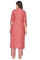 Indian Ethnic Pink Cotton Kurti