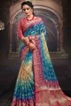 Chanderi Saree in Blue
