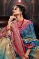 Chanderi Saree in Blue