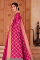 Splendid Pink Silk Saree