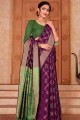 Sassy Purple Silk Saree