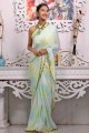 Printed Saree in Multicolor