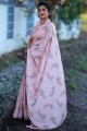 Charming Silk Saree in Pink