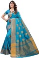 Modish Silk Saree in Blue