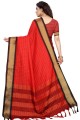 Splendid Weaving Saree in Red