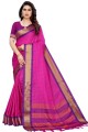 Gorgeous Pink Silk Saree