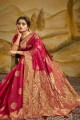Trendy Art silk Saree in red