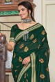 Adorable Chanderi Saree in Green