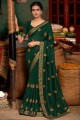 Stylish Green Silk Saree
