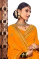 Silk Saree in Yellow