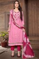 Light pink Cotton Salwar Kameez