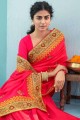 Thread South Indian Saree in Pink