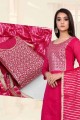 Embroidered Salwar Kameez in Pink