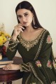 Mahendi  Eid Palazzo Suit in Georgette with Embroidered