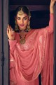 Embroidered Jacquard and muslin Salwar Kameez in  with pink Dupatta