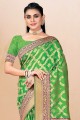Green Weaving Banarasi silk Banarasi Saree