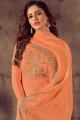 Cotton Salwar Kameez Hand in Orange