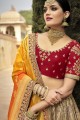 Multy  Party Lehenga Choli in Embroidered Silk