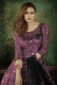 Purple Net Gown Dress