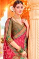 Magenta Party Wear Saree in Weaving Silk
