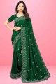 Saree in Silk with Embroidered