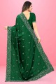 Saree in Silk with Embroidered
