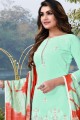Salwar Kameez in Sea green Georgette with Embroidered